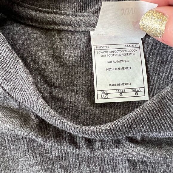 New! Boys Alstyle Juvi Charcoal Gray Tee Large 7 - Picture 4 of 5